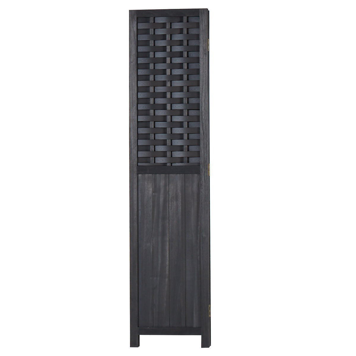 PARAVENT 120/170 cm Schwarz - Schwarz, Holz (120/170/2cm) - Homestyle4u