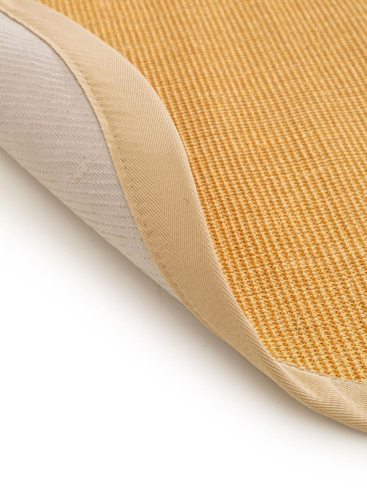 SISALTEPPICH Sana Beige ø 150 cm rund - Beige, Naturmaterialen/Kunststoff (150/1cm) - KUNSTLOFT