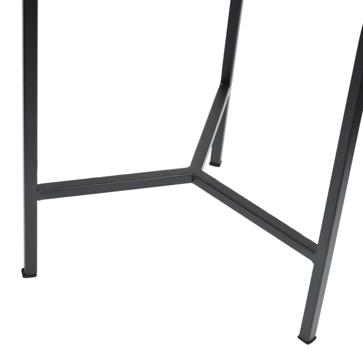 STEHENDER PFLANZKÜBEL Joy Schwarz - Schwarz, Metall (32/88/32cm) - LOFT42