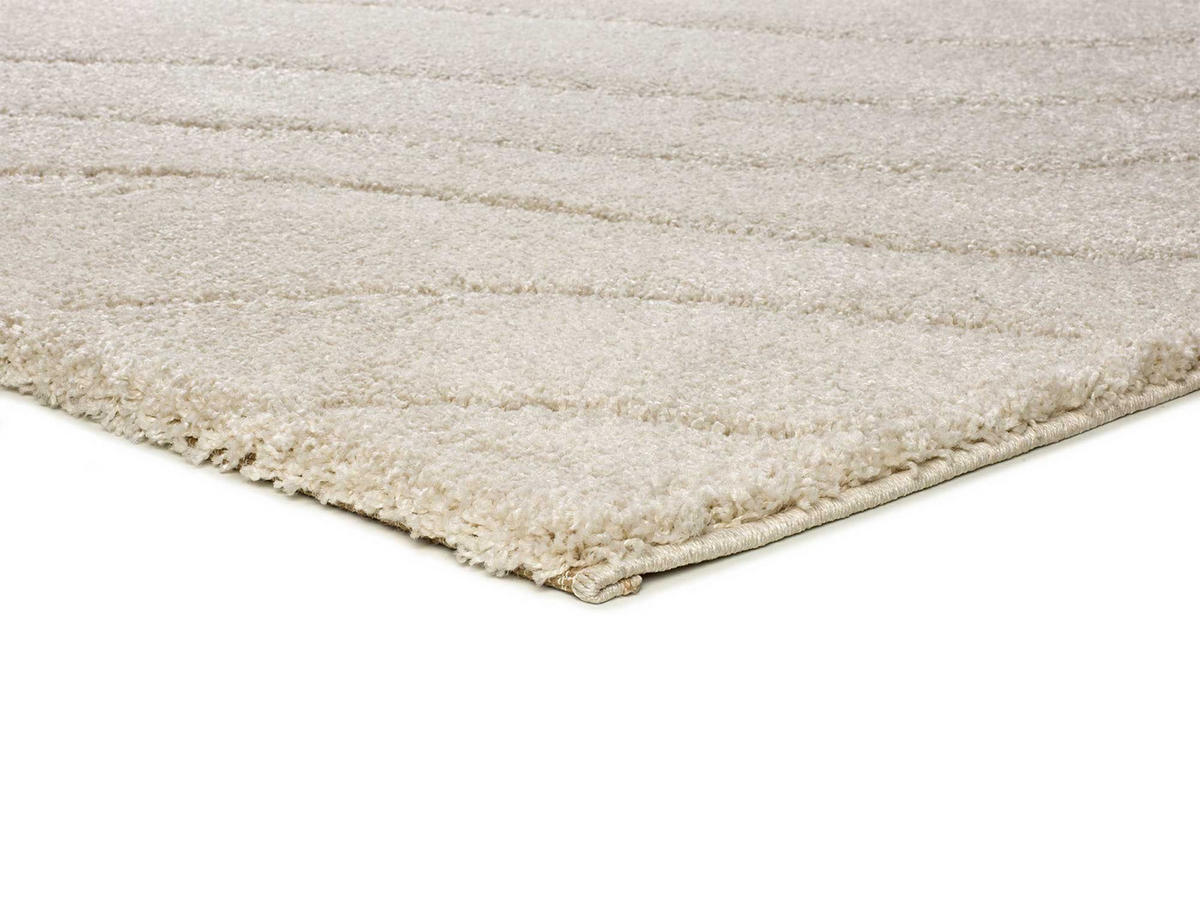 HOCHFLORTEPPICH Weiß Molier 80/150 cm - Weiß, Naturmaterialien/Textil (80/150cm) - Atticgo