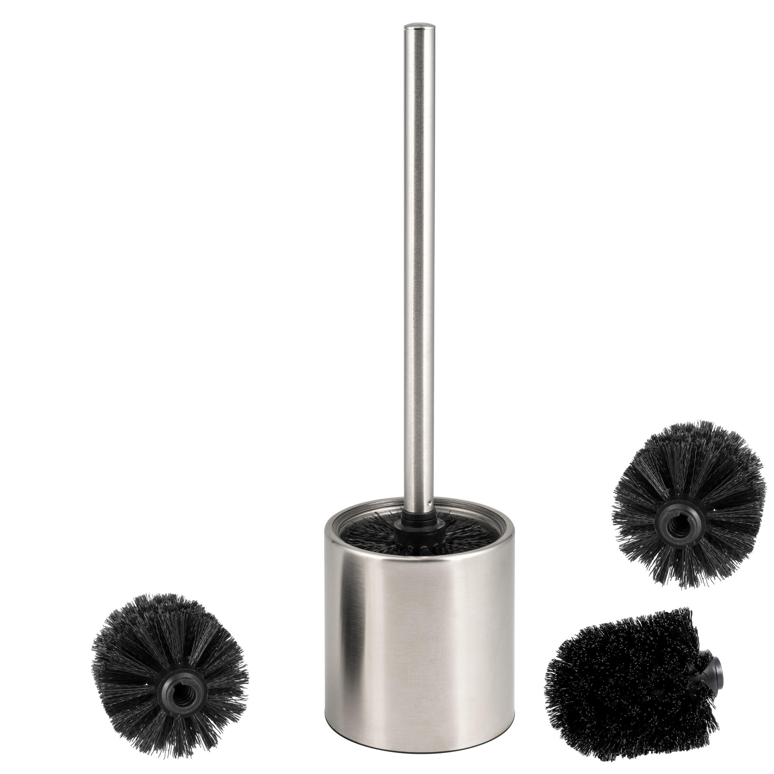 WC-GARNITUR TIRANO, Edelstahl - Edelstahlfarben, Metall (10/37/10cm) - bremermann