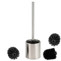 WC-GARNITUR TIRANO, Edelstahl - Edelstahlfarben, Metall (10/37/10cm) - bremermann