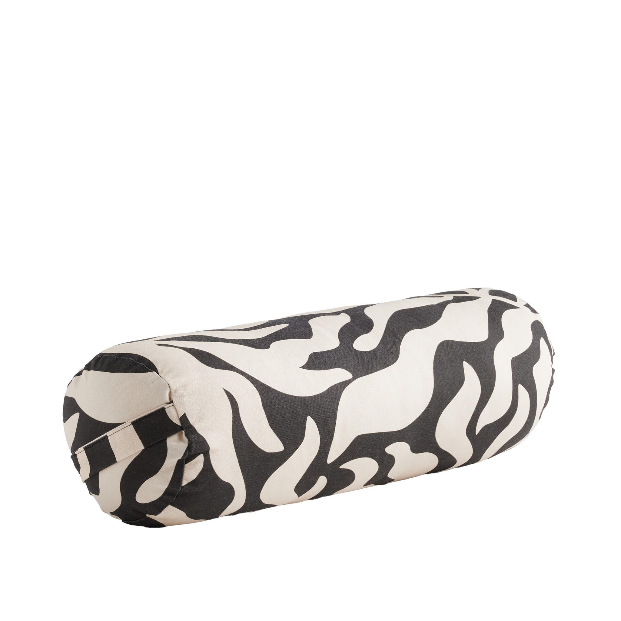 DEKO-ROLLENKISSEN Kamea - Schwarz, Textil (17cm) - home&you