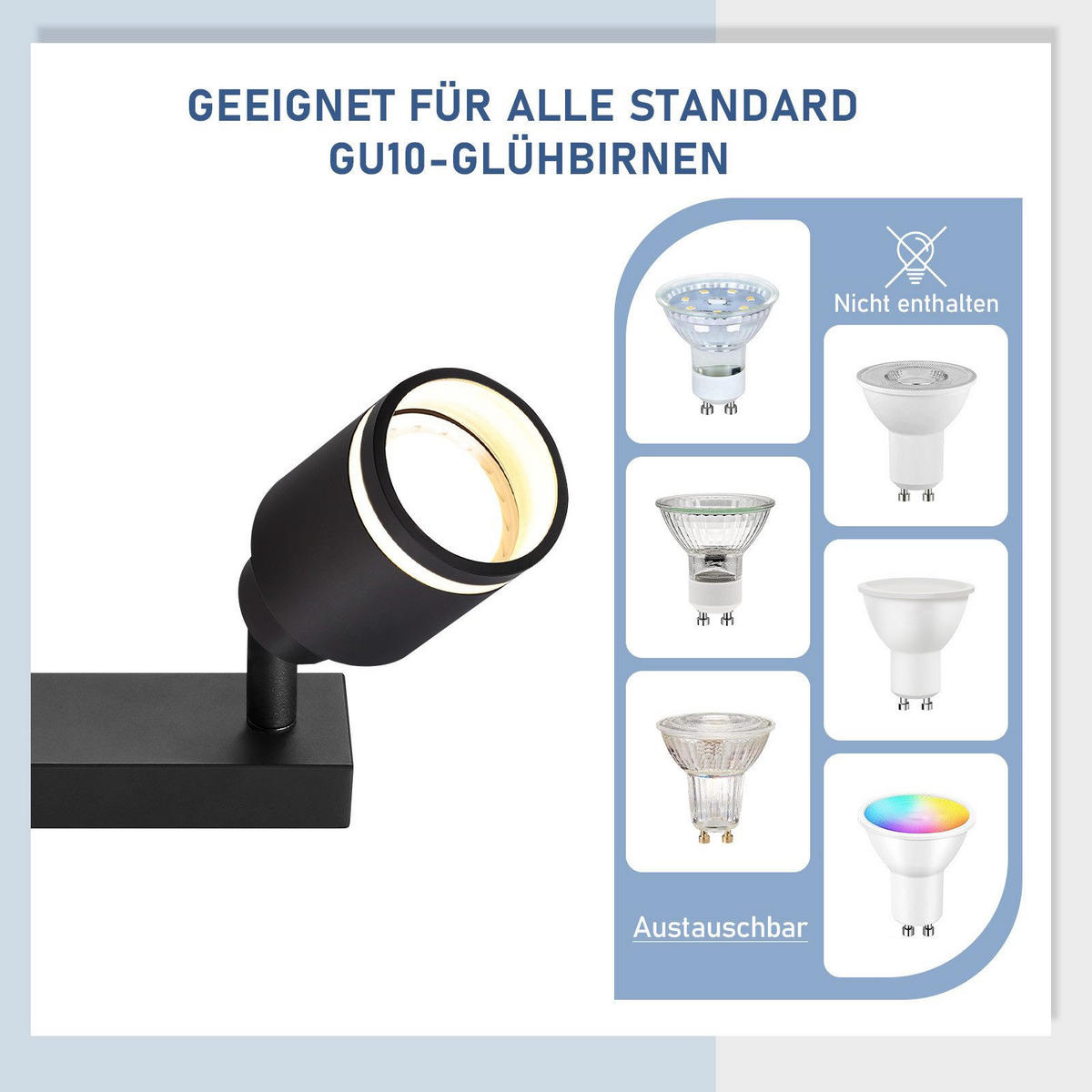 STRAHLER Oeynhausen 6-flammig 83/5/15.7 cm - Schwarz, Metall (83/5/15.7cm) - Nettlife