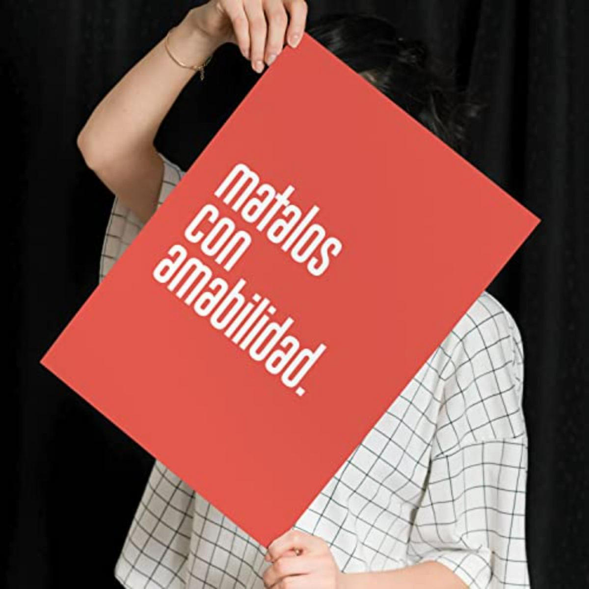 POSTER Set mit 4 Welt TypografieStil A3 Rahmenlos - Klar, Papier (29.7/3cm) - Nacnic