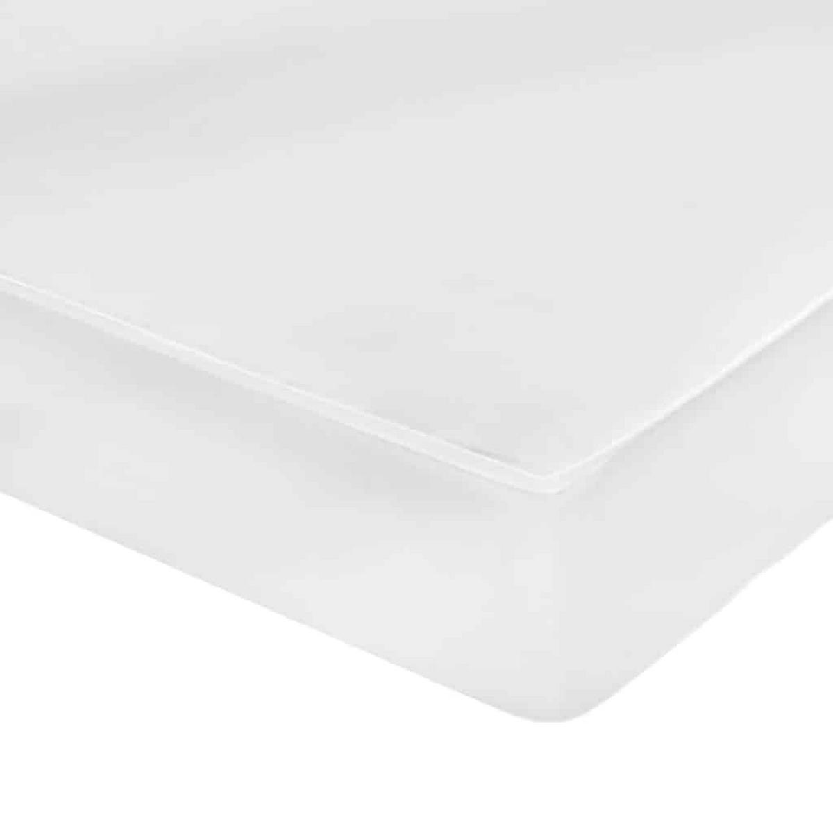 MATRATZE 100 X 200 CM 7 ZONEN PU SCHAUM 10 CM H2 H3 - Weiß, Kunststoff (100/200cm) - vidaXL