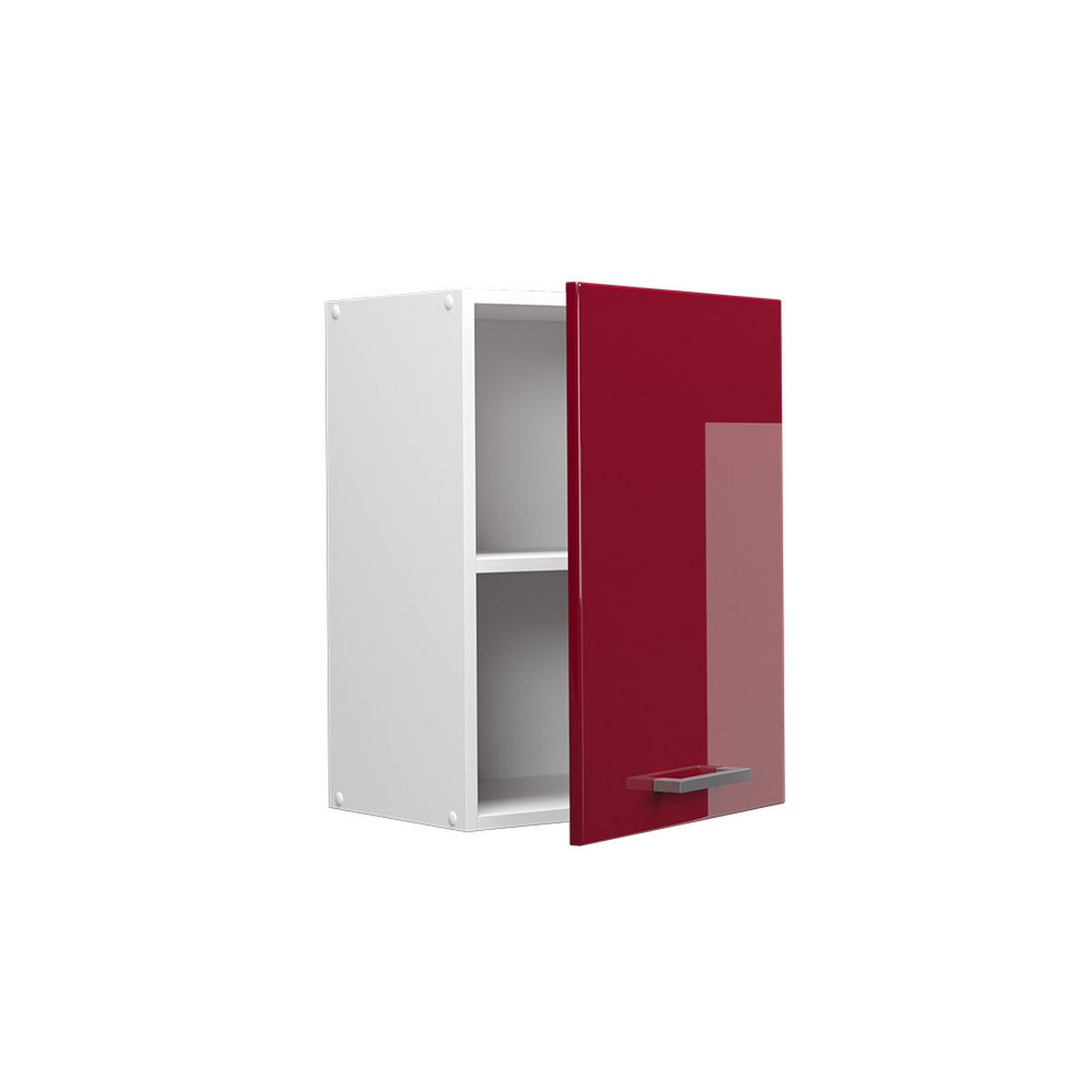 HÄNGESCHRANK R-Line Rot Hochglanz 45 cm - Bordeaux/Rot, Holzwerkstoff (45/60/31cm) - Vicco