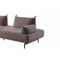 ARMLEHNKISSEN CANE Violett Webstoff - Violett, Textil (58/20cm) - KAWOLA