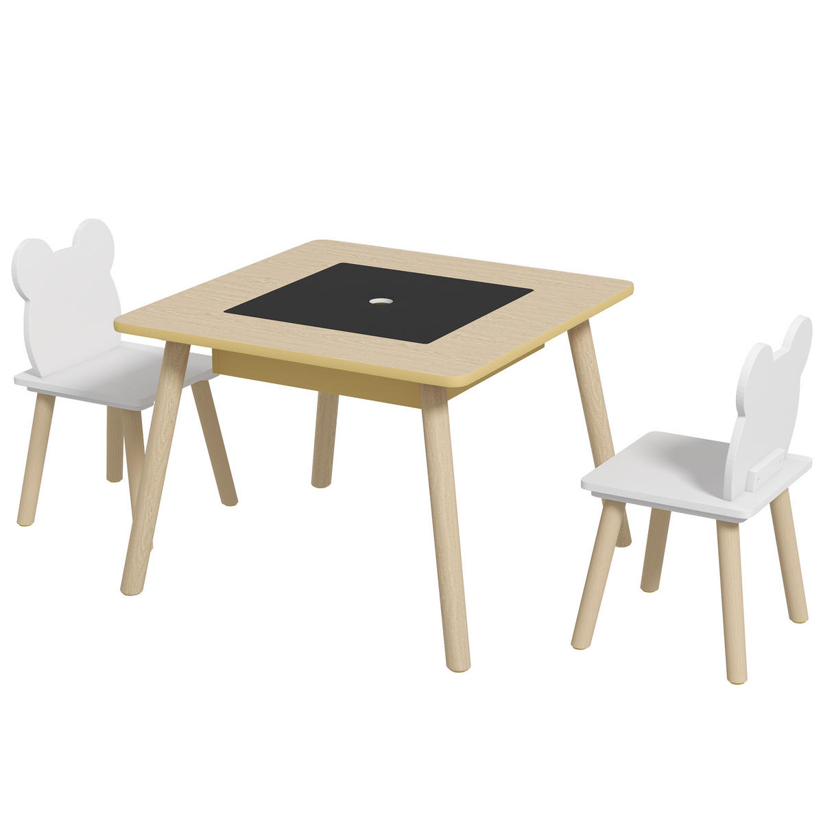 KINDERSITZGRUPPE DE-17518 Naturholz - Naturfarben, Holzwerkstoff (60/44/60cm) - ComfortXL