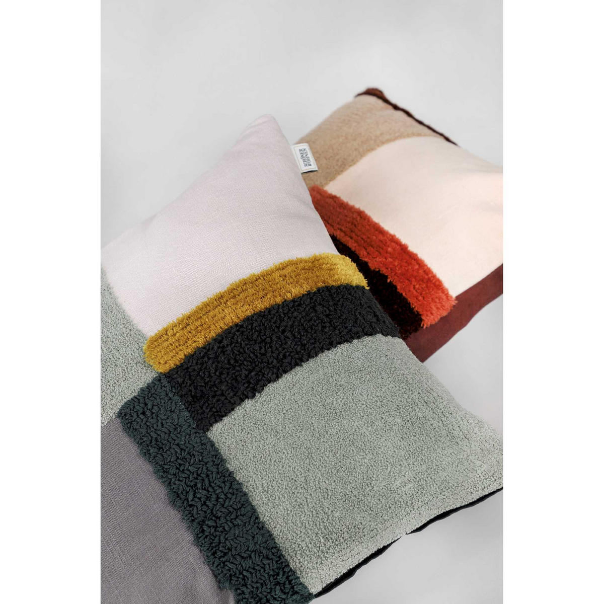 KISSENHÜLLE SW-Art 45/45 cm  - Salbeigrün/Anthrazit, Basics, Textil (45/45cm) - Esprit