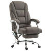 BÜROSTUHL Pacira, Stoff mit Massagefunktion Dunkelgrau - Dunkelgrau, Textil/Metall (68/127/64cm) - TPFLiving