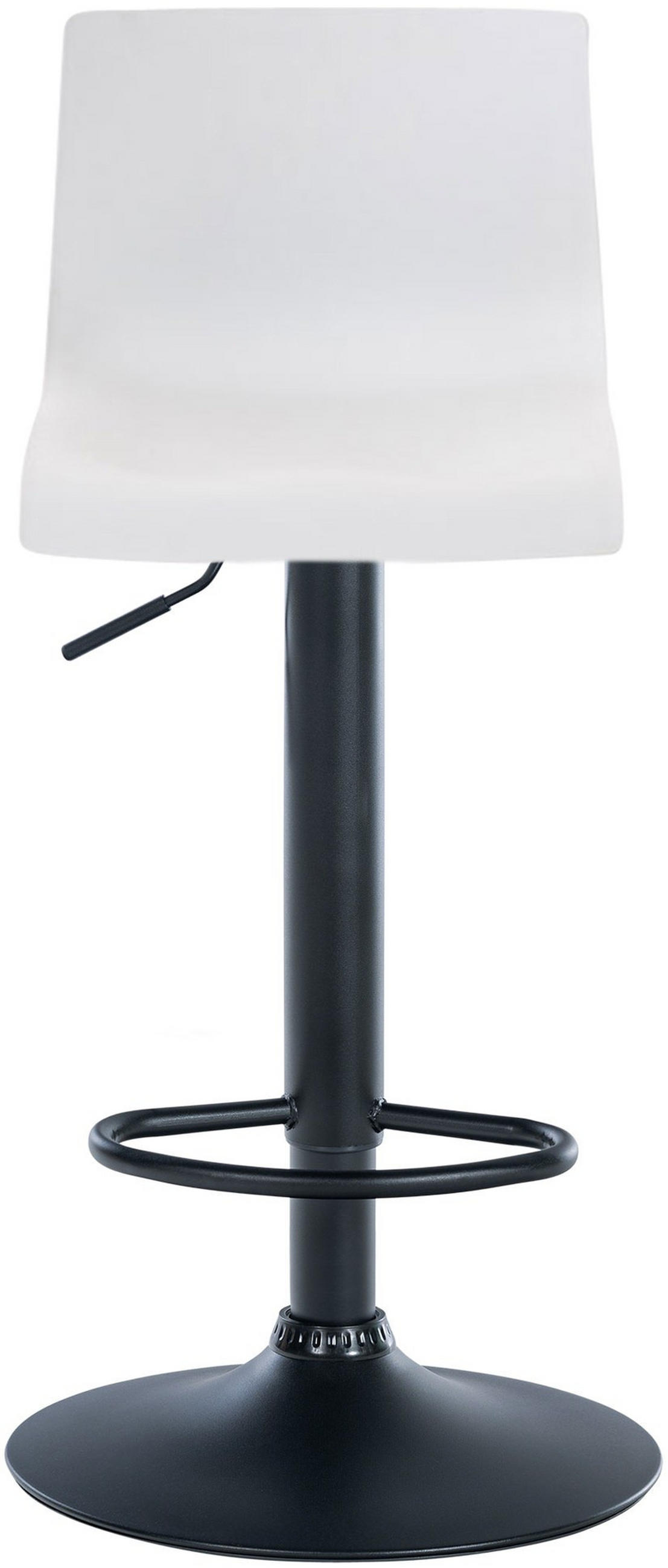BARHOCKER Hover 84-104x39x36 cm weiß - Weiß, Kunststoff (39/84/36cm) - furnicato