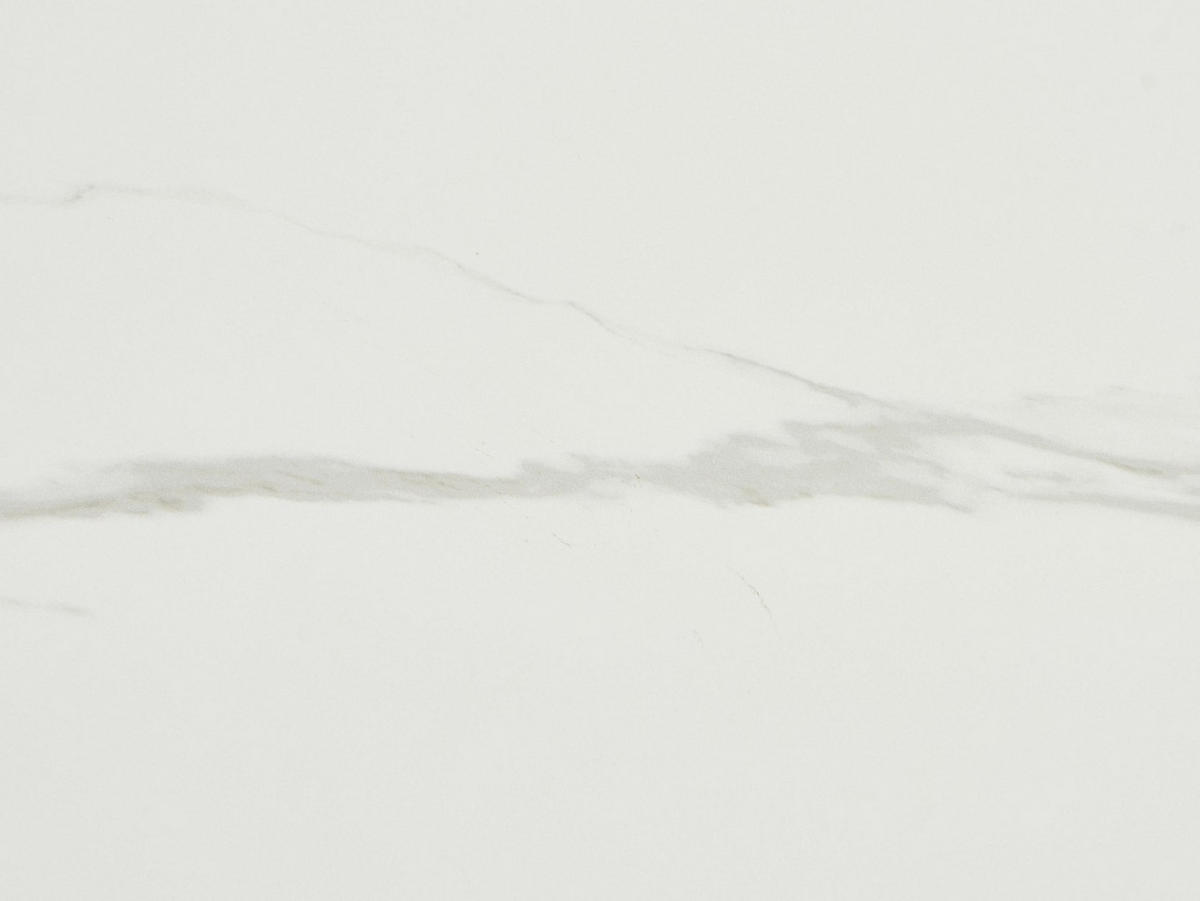 ESSTISCH rund - 4 Personen - Eichenfurnier - Effekt weißer Marmor und helles Naturholz - ANTALIZA - Naturfarben, Keramik (120/120/75.5cm) - Vente-Unique