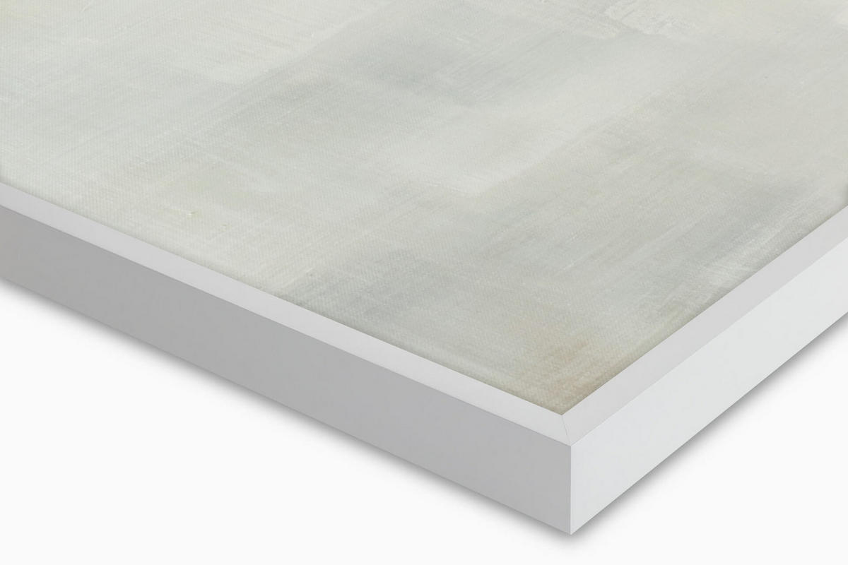 OLEJOMALBA 100/75 cm, Příroda a krajina - šedá/tyrkysová, dřevo/textil (100/75cm) - KUNSTLOFT