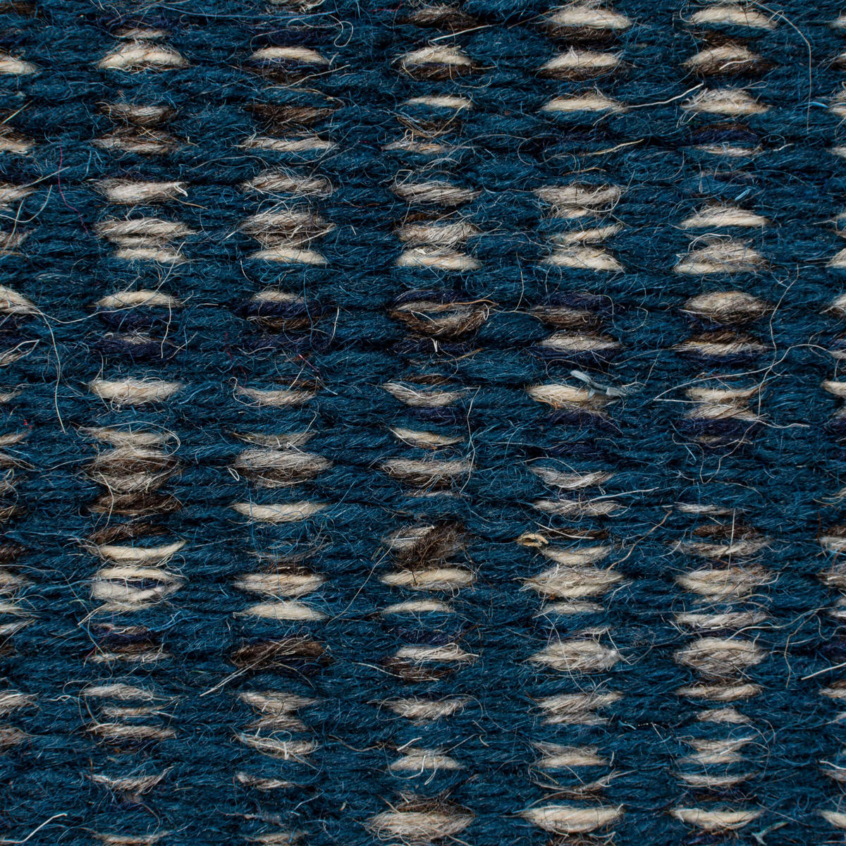 TEPPICH Kurzflor Gestreift, Zweifarbig, mit Fransen wendbar, Flur schmutzabweisend Blau Läufer 60x200 - Blau, Textil (60/200cm) - KADIMA DESIGN