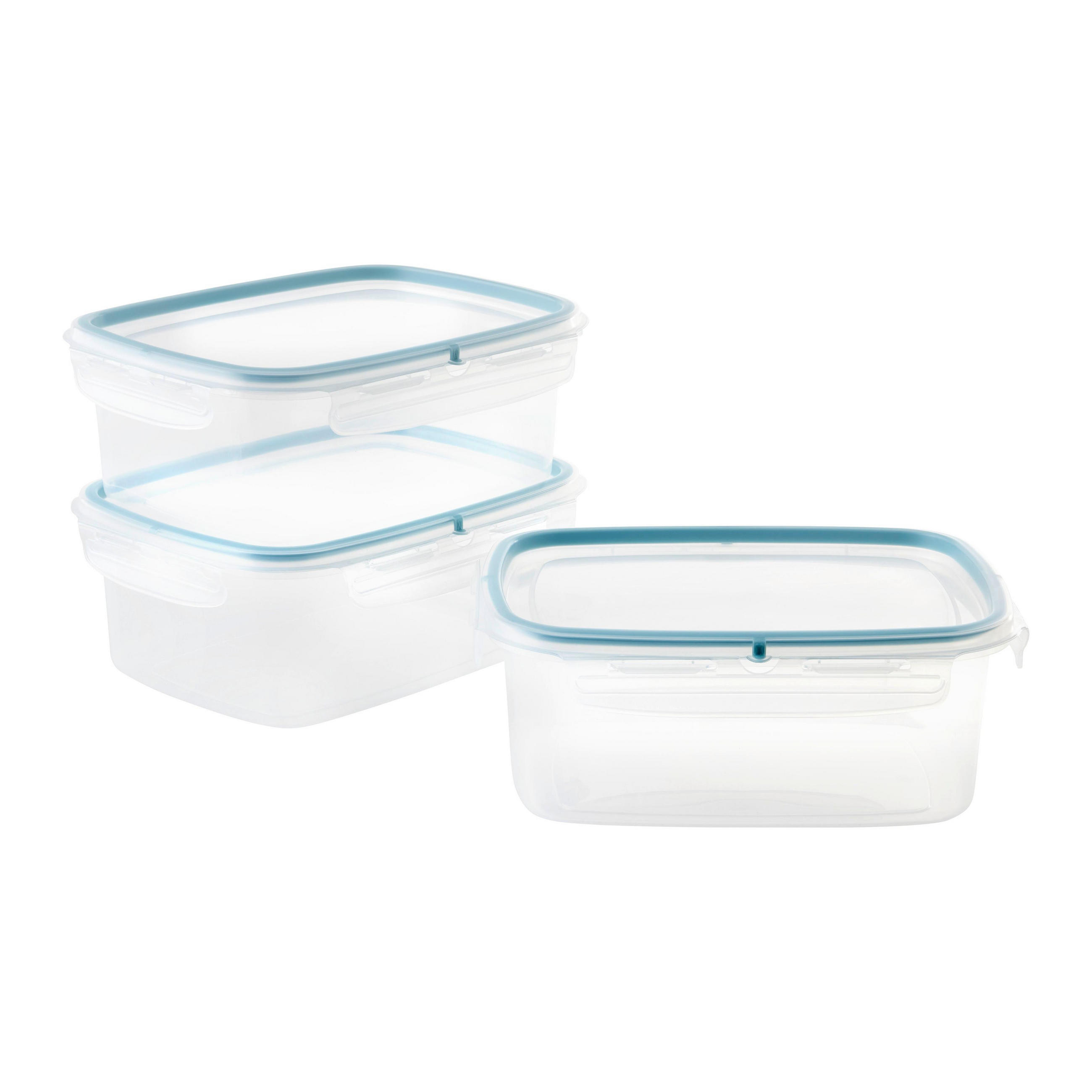 FRISCHHALTEDOSENSET Diego 1,8 L Pastelblau 3-teilig - Pastellblau, Kunststoff (17.7/13/22.5cm) - Mömax
