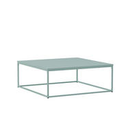 COUCHTISCH 120 cm, Salbeigrün - Grün, Metall (90/90/35cm) - Oviala