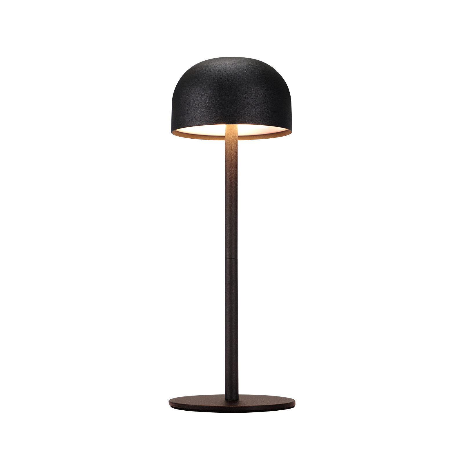 LED-TISCHLEUCHTE Abele 9/9/25cm - Schwarz, Metall (9/9/25cm) - Nettlife