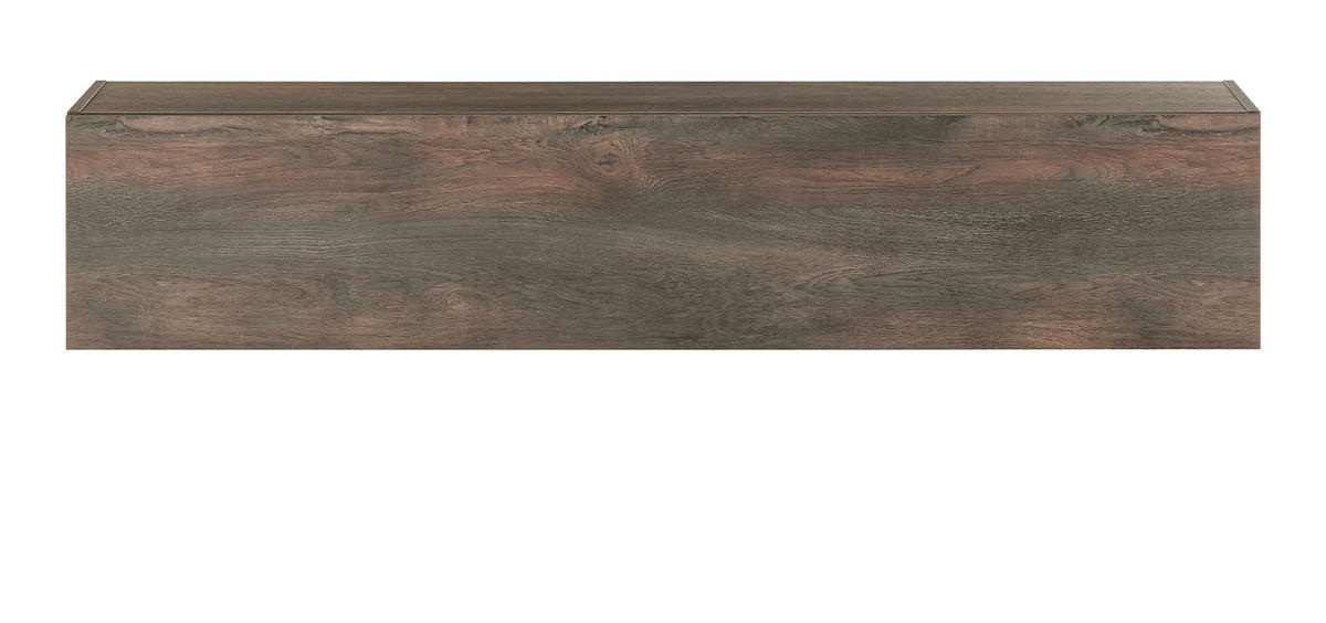HÄNGESCHRANK grau, Wandschrank hängend 152 x 30 cm - Grau, Holzwerkstoff (152/30/30cm) - Furn.Design
