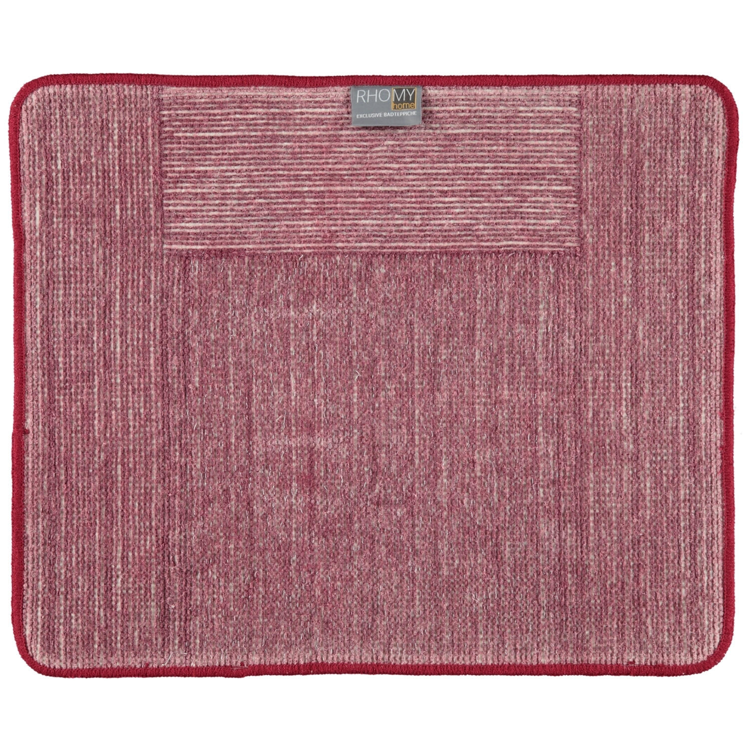 BADTEPPICH VERSAILLES BORDEAUX-LUREX - 407 - Rot, Textil (50/60cm) - Rhomtuft