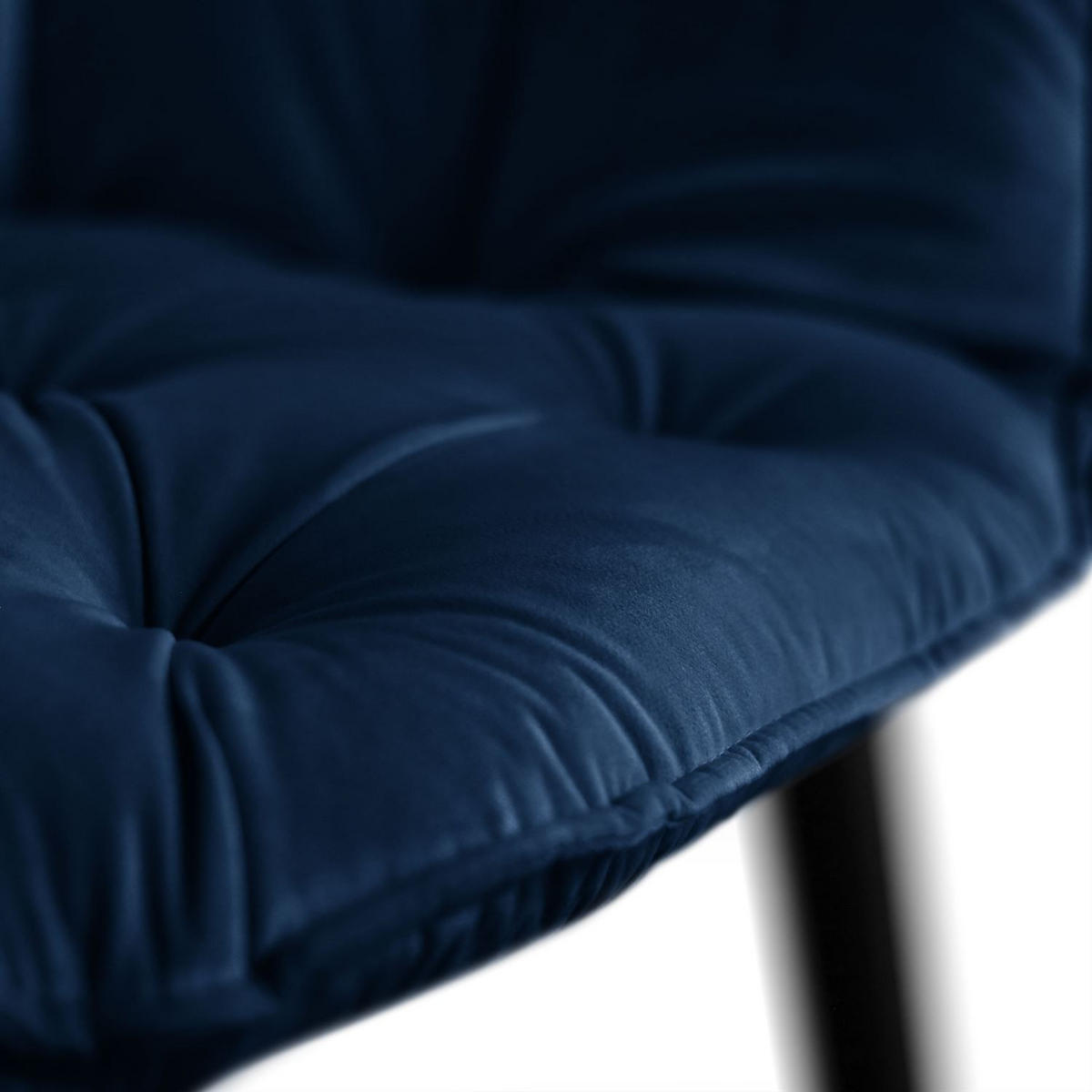 ARMLEHNENSTUHL TOKIO - Blau/Schwarz, Textil (60/96/46cm) - Lookway