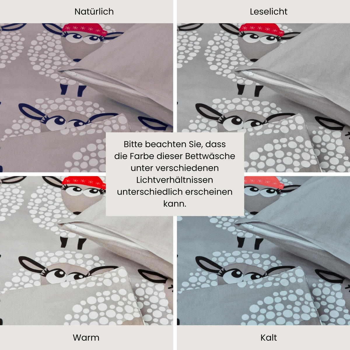 BETTWÄSCHESET Sippa - Feinbiber - 2-teilig - 135 x 200 cm - Grau - Grau, Textil (135/200cm) - SCHIESSER