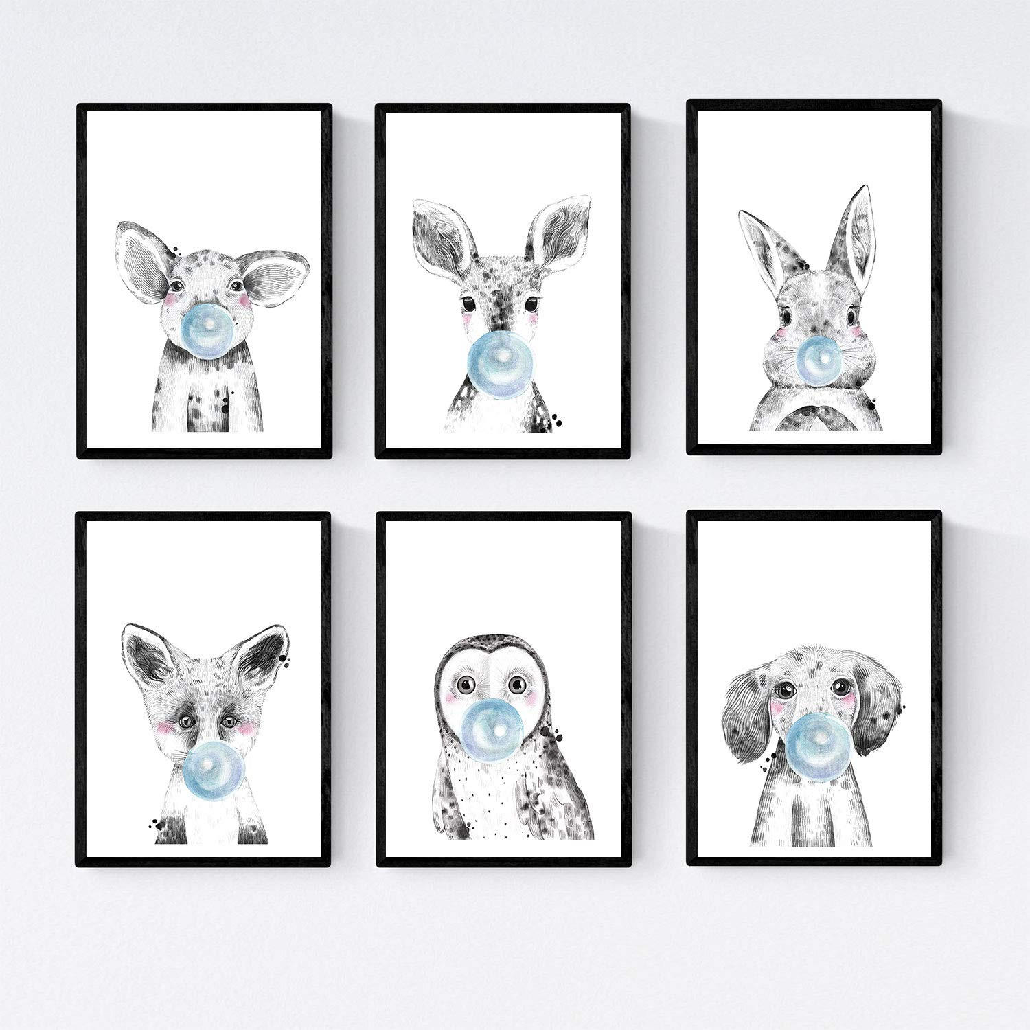 Nacnic Poster Schwarz 29x3 cm