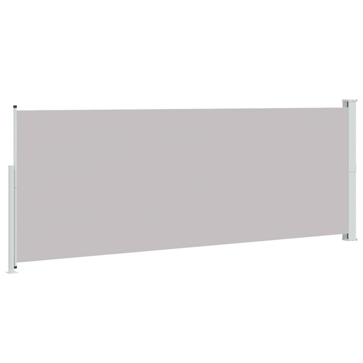 SEITENMARKISE Ausziehbar 180x500 cm Grau - Grau, Textil (500/180/500cm) - furnicato