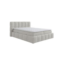 BOXBETT Anna mit Taschenfederkernmatratze und Topper, 160x200, Creme - Creme, Holzwerkstoff/Kunststoff (160/200cm) - AN-Moebel 4u