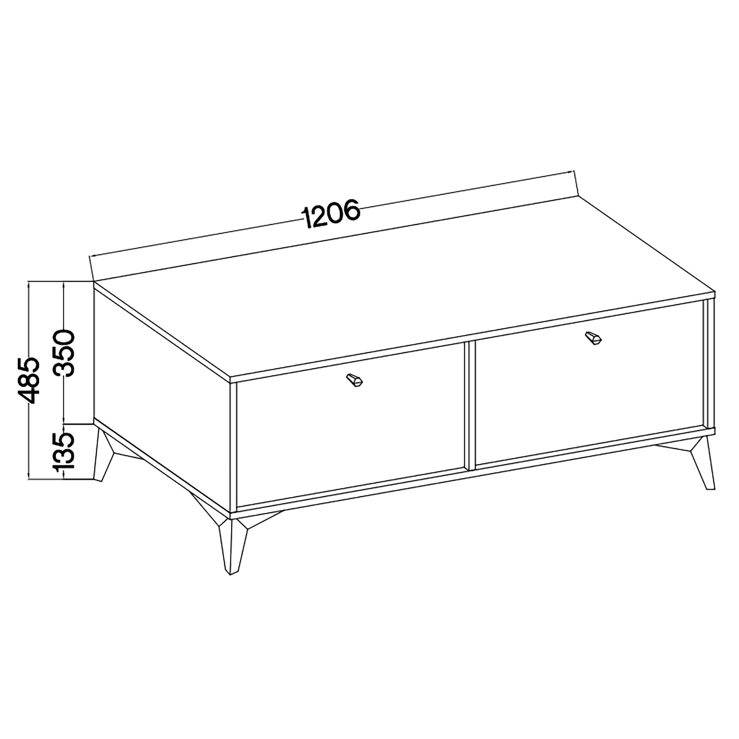 LOWBOARD TORINO 120,6x40,8x48,5 cm mit 2 Türen Hellgrün - Hellgrün, Holzwerkstoff (120.6/48.5/40.8cm) - MASSENO