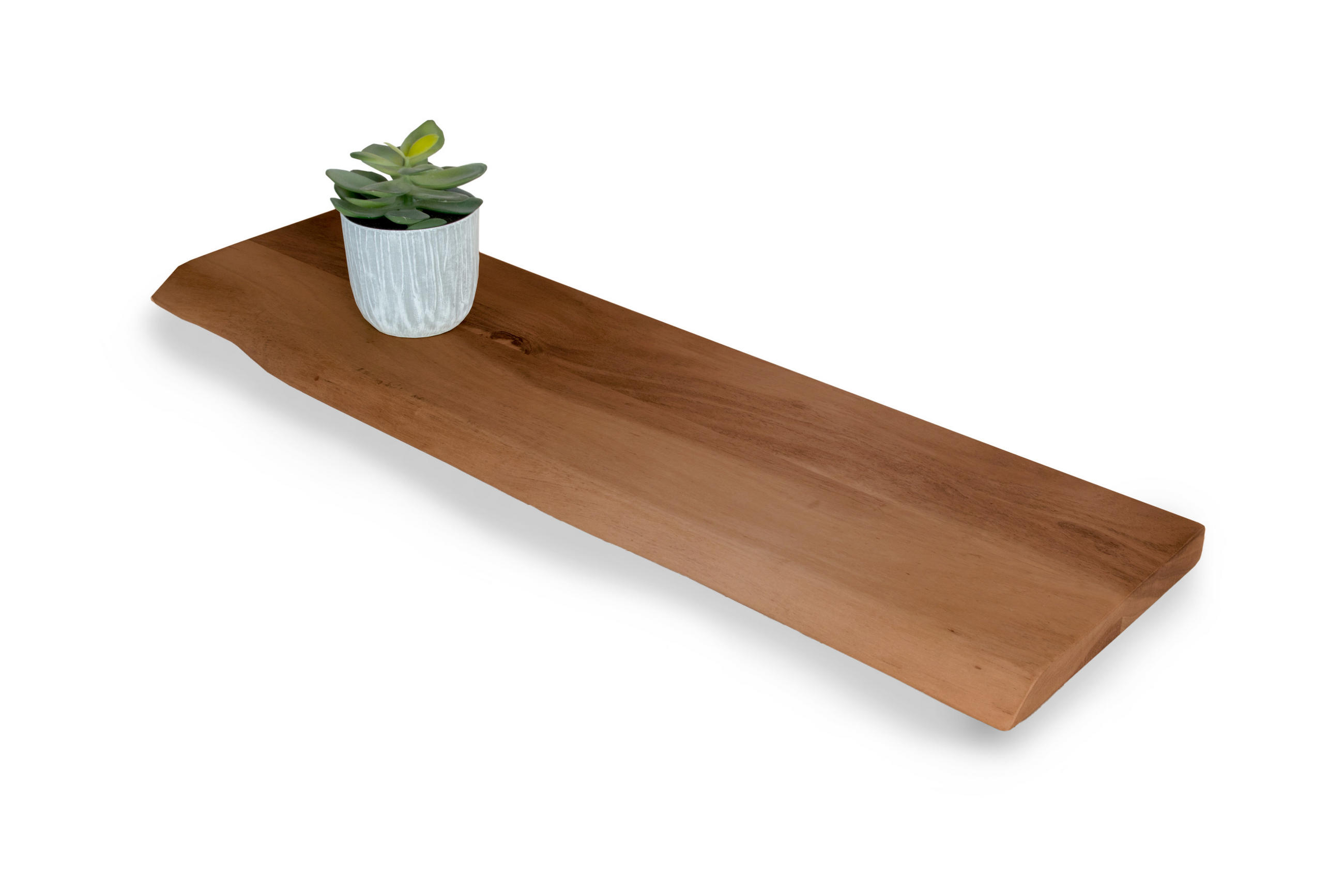 WANDREGAL AMANDA - Braun/Akaziefarben, Holz (80/3/20cm) - SAM