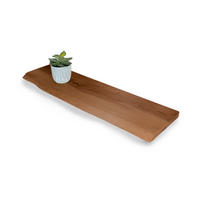 WANDREGAL AMANDA - Braun/Akaziefarben, Holz (80/3/20cm) - SAM