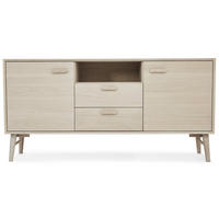 SIDEBOARD Eiche massiv - Eichefarben, Holz/Holzwerkstoff (160/79/42cm) - Furnhouse