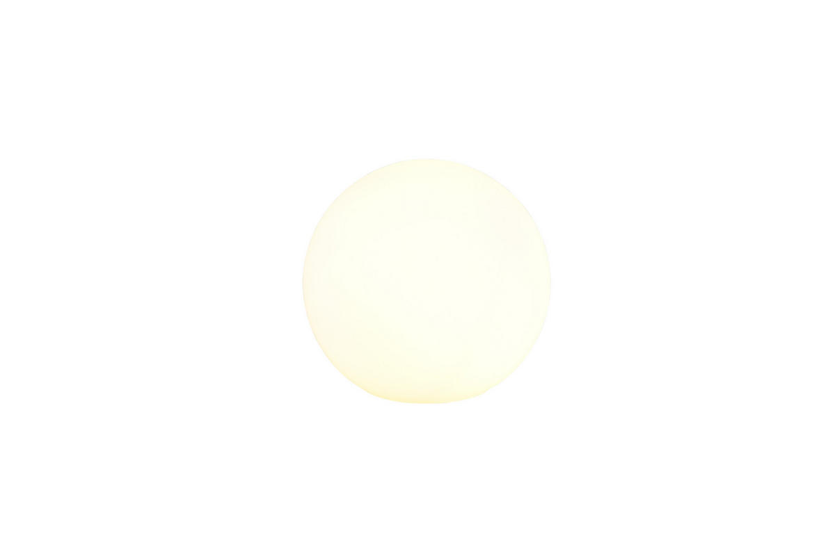 TISCHLAMPE PINGPONG - Weiß - 20/20/18.5 cm - Weiß, Glas (20/20/18.5cm) - Trio Leuchten