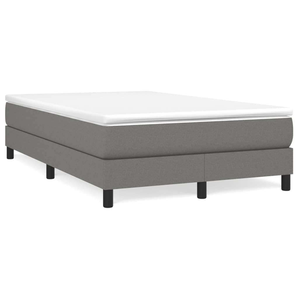 POLSTERBETT Quinlan 120/203 cm - Grau, Holzwerkstoff (120/200cm) - Nettlife
