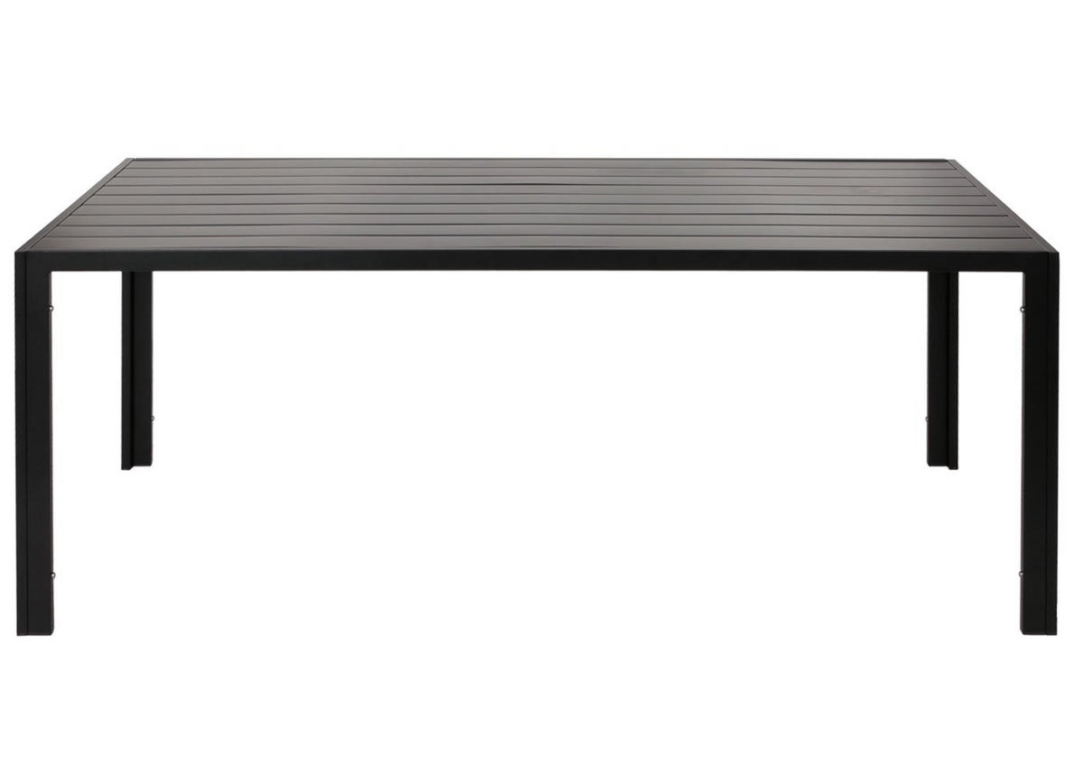 ALU-ESSTISCH 73x180x80cm wetterfest Anthrazit - Anthrazit, Metall (80/180/73cm) - CHEFGASTRO