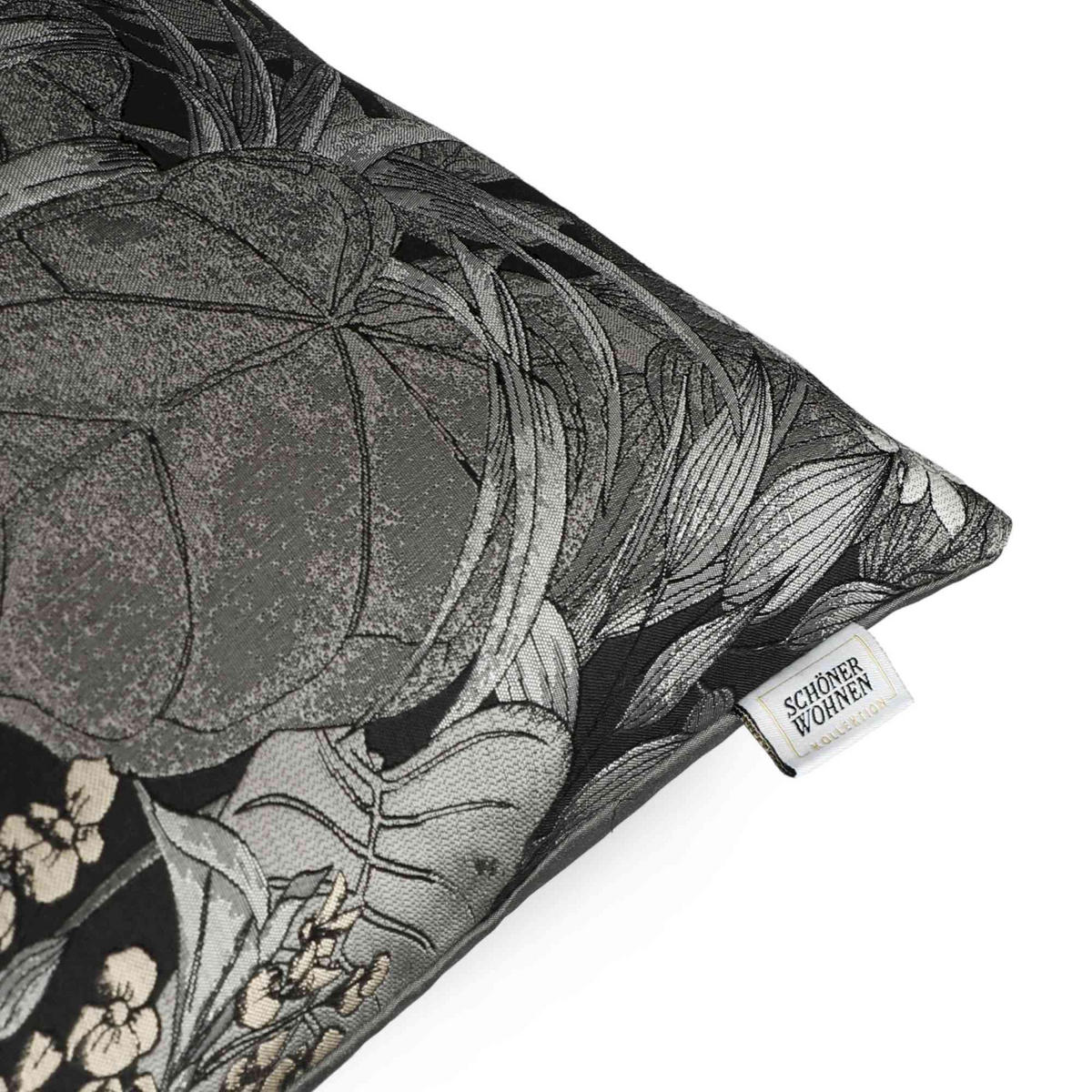 ZIERKISSENHÜLLE TOUCAN - Anthrazit, Textil (45/45cm) - Schöner Wohnen