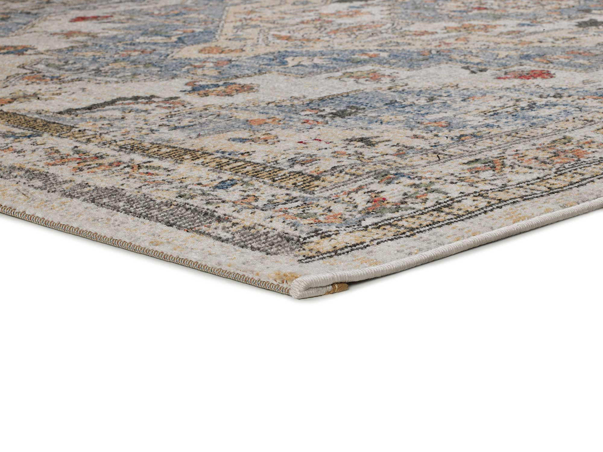 OUTDOORTEPPICH Blau Luna 120/170 cm - Blau, Kunststoff/Textil (120/170cm) - Atticgo