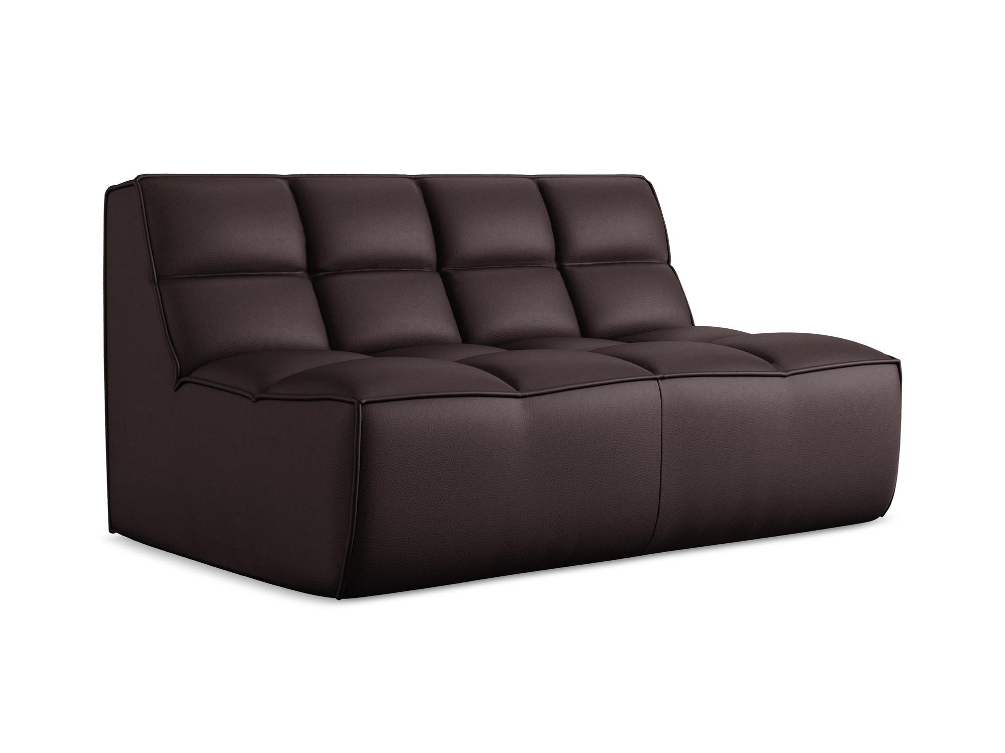 2-SITZER-SOFA Kunstleder Violett - Blau/Pflaume, Leder/Kunststoff (160/75/93cm) - Makamii