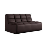 2-SITZER-SOFA Kunstleder Violett - Blau/Pflaume, Leder/Kunststoff (160/75/93cm) - Makamii