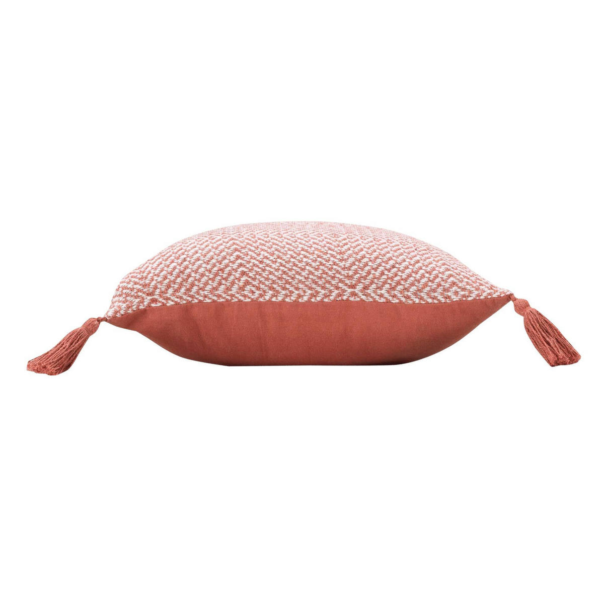 ZIERKISSEN Louisette 40/40 cm - Terracotta, Naturmaterialien (40/40cm) - Douceur d´intérieur