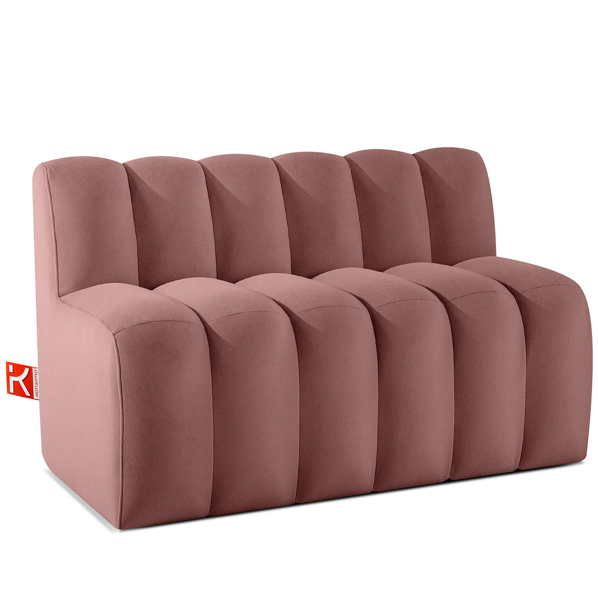 ESSZIMMERBANK CORDA, Rosa - Pink, Holz/Holzwerkstoff (123/78/71cm) - KONSIMO®