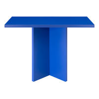 ESSTISCH Quadratischer mit laminiertem , 100/100 cm,Blau - Blau, Holzwerkstoff (100/100/75cm) - RNT By Really Nice Things