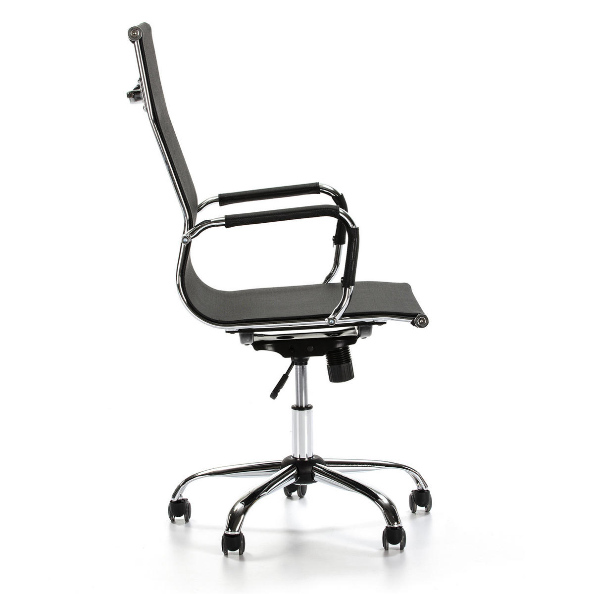 DREHSTUHL Slim Liegefunktion - Schwarz, Textil (53/96/70cm) - VS Venta-stock