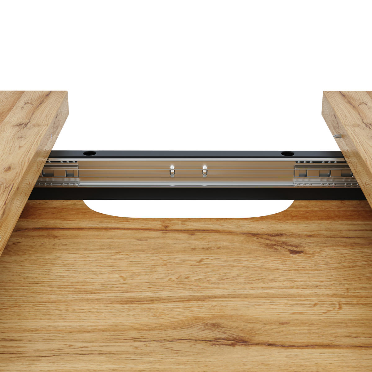 AUSZIEHTISCH Holzoptik 120-160/80/76 cm - Naturfarben, Holz (80/120/76cm) - PANGIVO