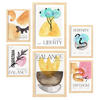 POSTER Set Mit 6 Abstrakte Gleichgewicht Plakate Mit Ästhetischer Kunstausstellung Vollfarbige Illustrationen Für A3 & A4 Rahmen Aus Hellem Holz - Beige, Papier (29/3cm) - Nacnic