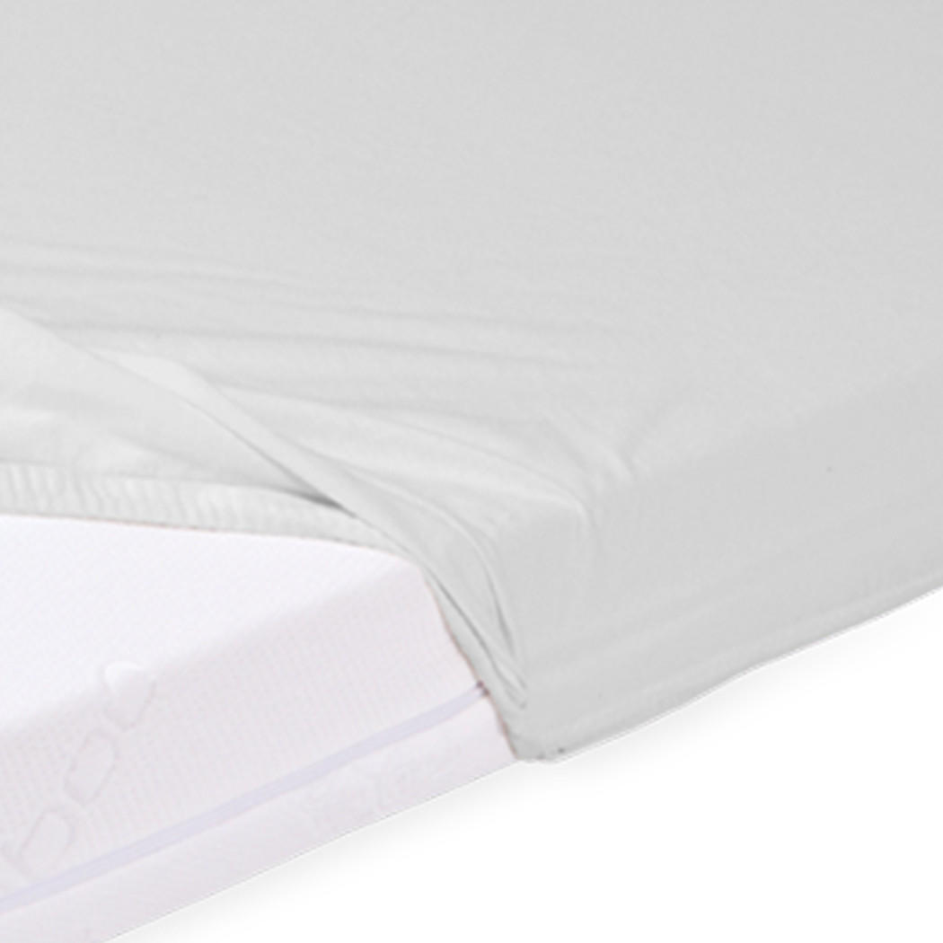 BETTLAKEN Bamboo Baby mit Gummizug - Grau, Textil (60/120cm) - Mr Mattress