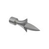 ENDSTÜCKE FÜR TELESKOP-GARDINENSTANGEN Lily 16/13 mm Ø Silbergrau, Packung 2 Stück - Silberfarben/Alufarben, Kunststoff (11.1/5.9/5.9cm) - INTERDECO