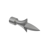 ENDSTÜCKE FÜR TELESKOP-GARDINENSTANGEN Lily 16/13 mm Ø Silbergrau, Packung 2 Stück - Silberfarben/Alufarben, Kunststoff (11.1/5.9/5.9cm) - INTERDECO