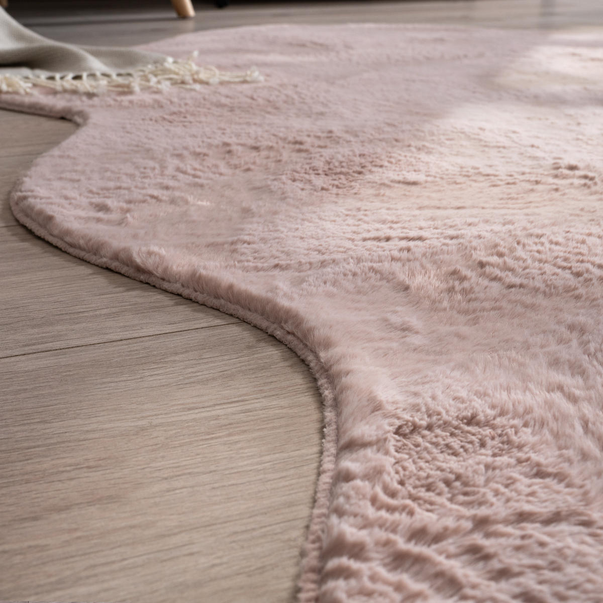 KURZFLORTEPPICH 120/160 cm Pelt 640 - Rosa, Textil (120/160cm) - Paco Home